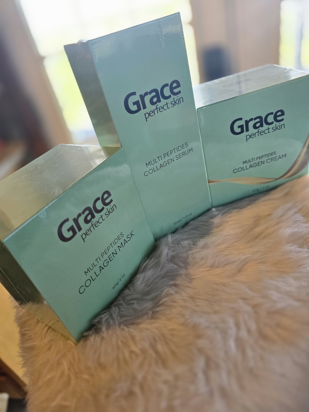 Grace Perfect Skin Multi-Peptides Collagen Set in Mint Green